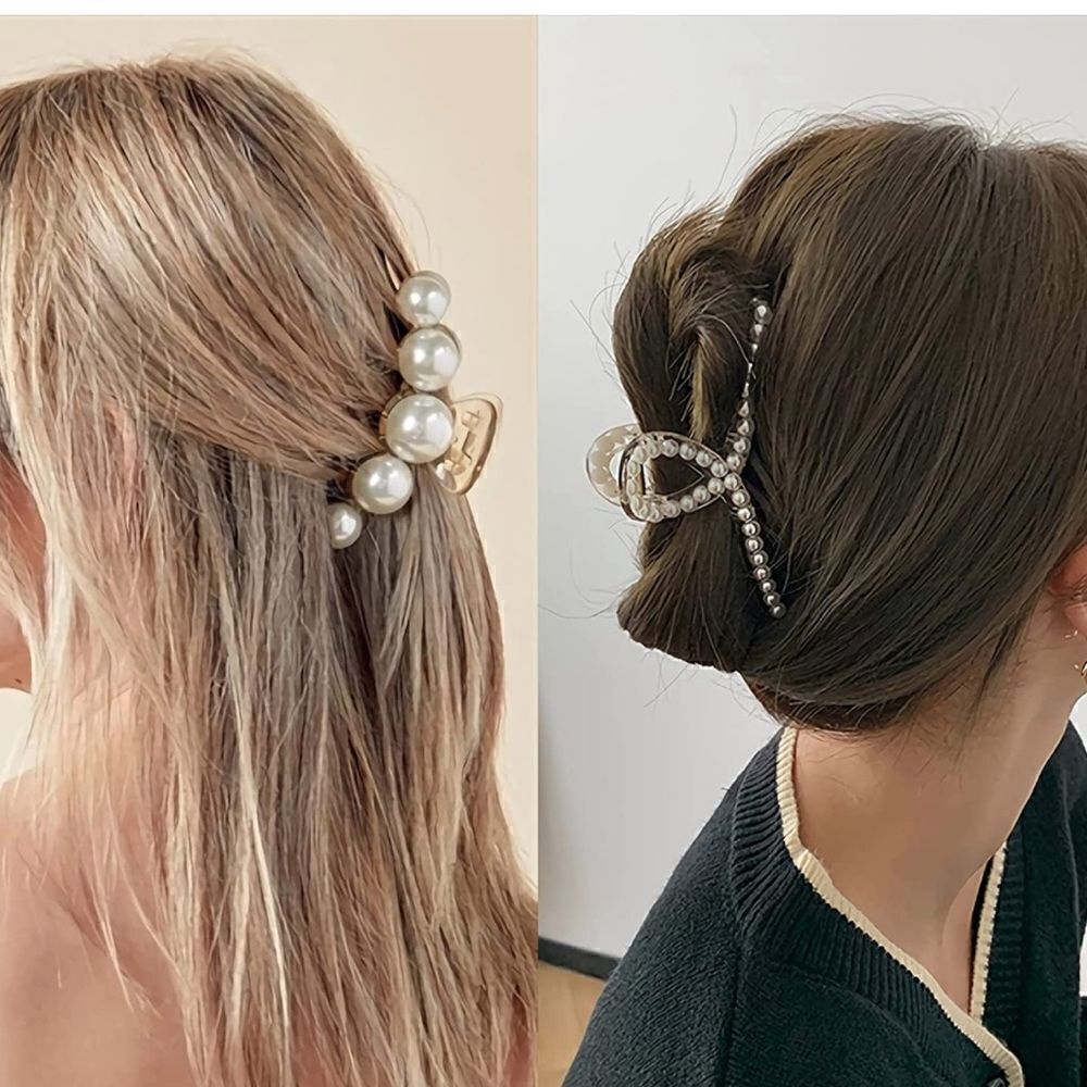 Pearl Hair Clips   - Picture 3 of 4